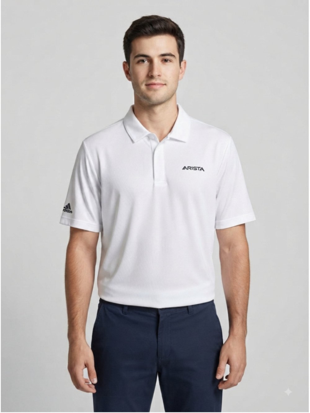 Adidas golf white polo short sleeve athletic sporty breathable mens size XL NEW